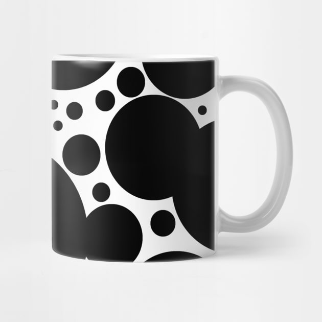 Black Bubbles Pattern by TintedRed